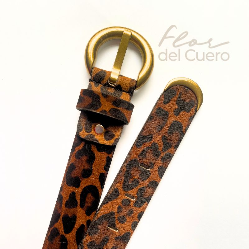 CINTURON ANIMAL PRINT LEOPARDO 3.5CM