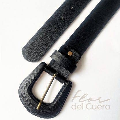 CINTURÓN JULIANA 4CM CM HEB FORRADA