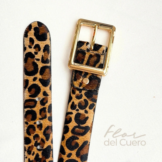 CINTURON ANIMAL PRINT LEOPARDO 3.5CM