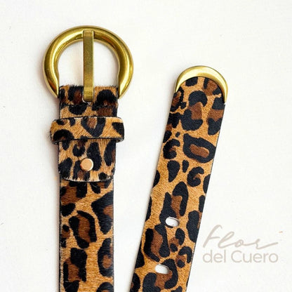 CINTURON ANIMAL PRINT LEOPARDO 3.5CM