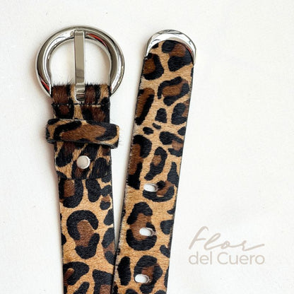CINTURON ANIMAL PRINT LEOPARDO 3.5CM